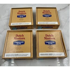 Dutch Masters Panetela 50 Cigar Boxes (Empty) Storage Display Lot 4